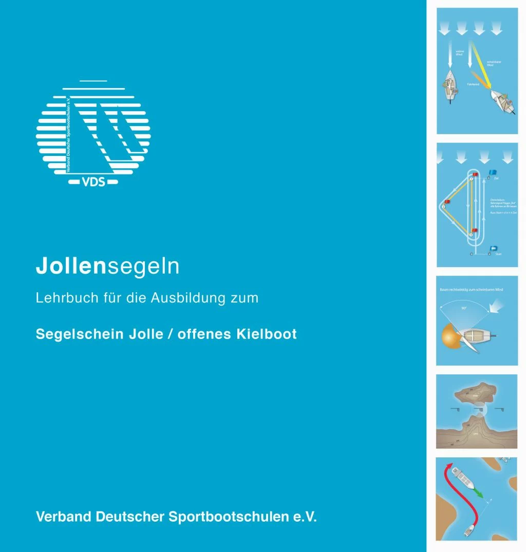 Titelseite des VDS-Lehrbuchs „Jollensegeln“