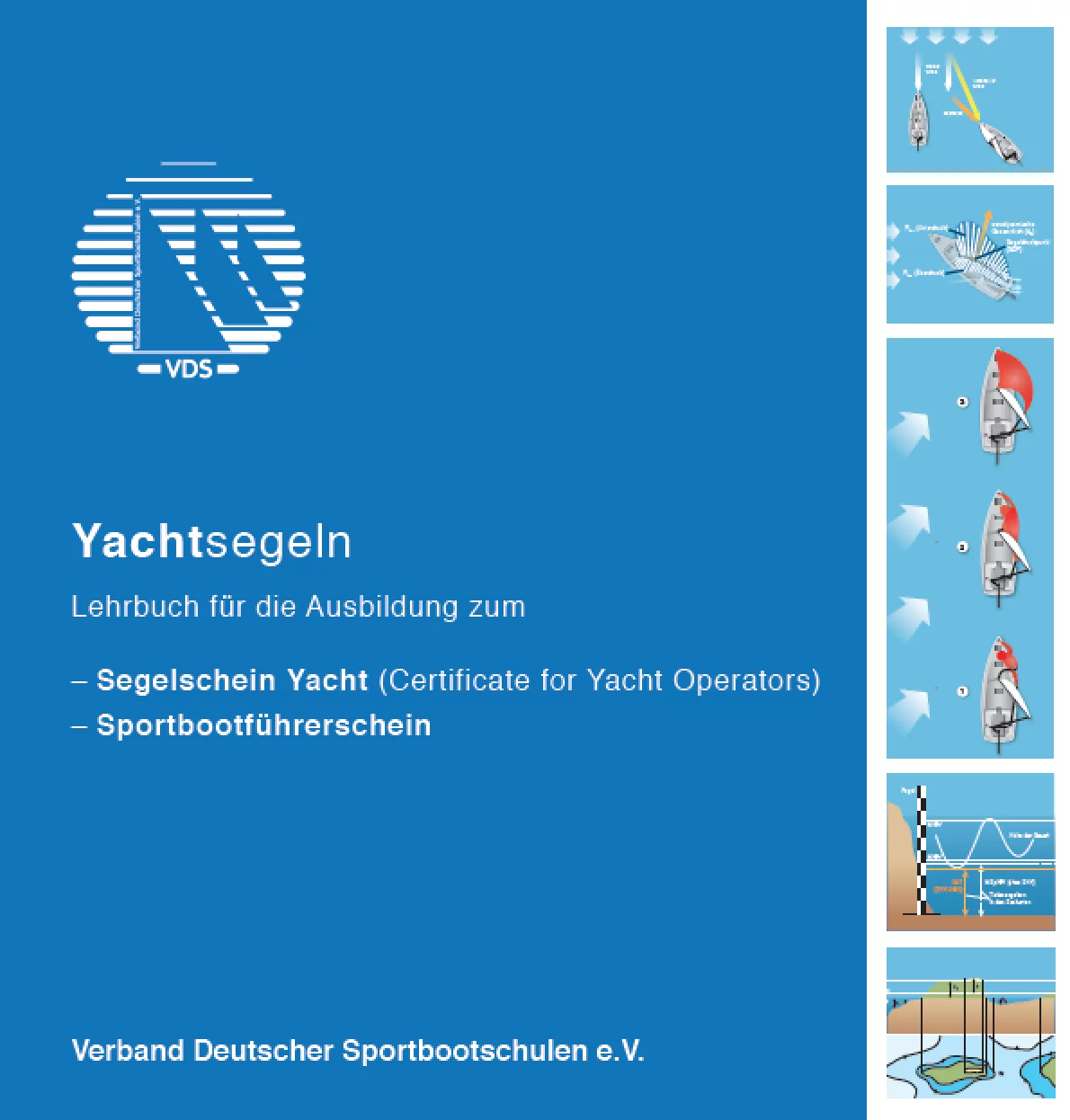 Titelseite des VDS-Lehrbuchs „Segelschein Yacht“